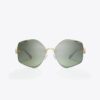 Lunettes de soleil géométriques Miller Metal