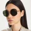 Lunettes de soleil géométriques Miller Metal