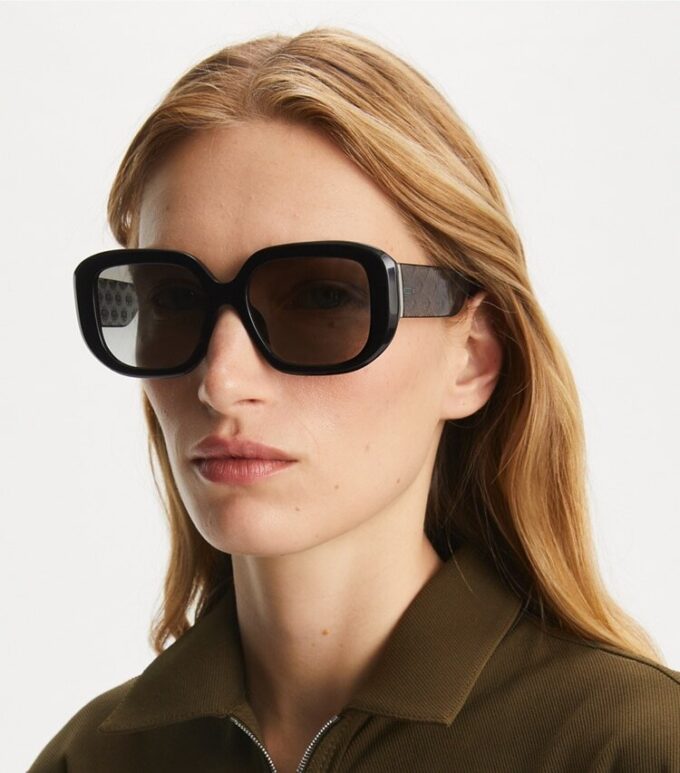 Lunettes de soleil géométriques T Monogram Lunettes de soleil géométriques T Monogram