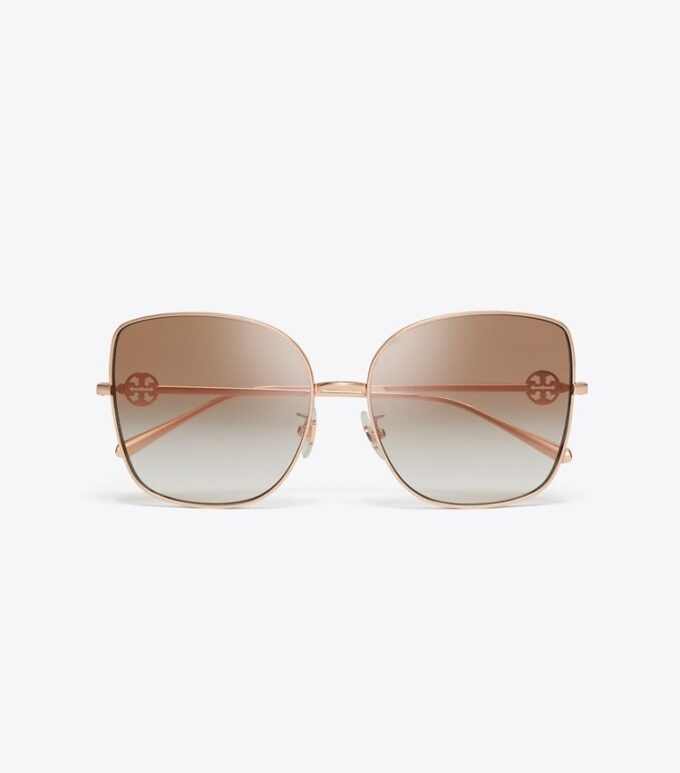 Lunettes de soleil Miller Metal Oversized Butterfly