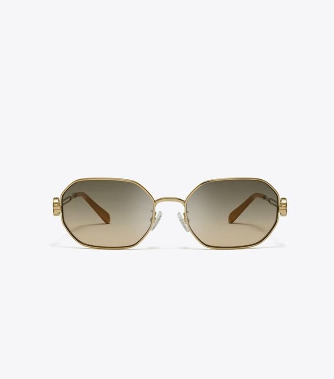 Lunettes de soleil ovales Miller en métal