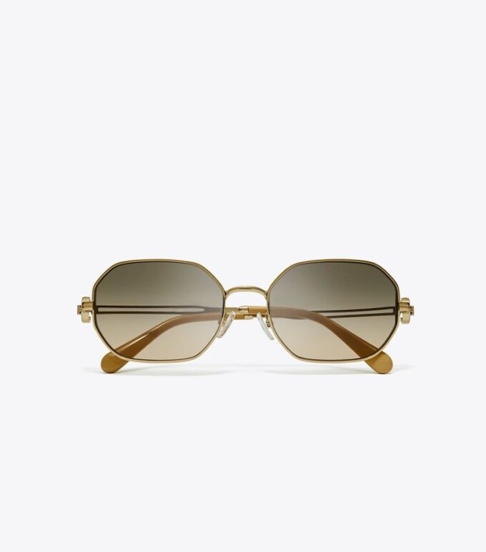 Lunettes de soleil ovales Miller en métal