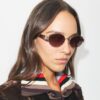 Lunettes de soleil ovales Miller en métal
