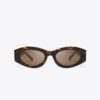 Lunettes de soleil ovales percées Lunettes de soleil ovales percées