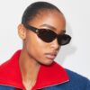 Lunettes de soleil ovales percées Lunettes de soleil ovales percées