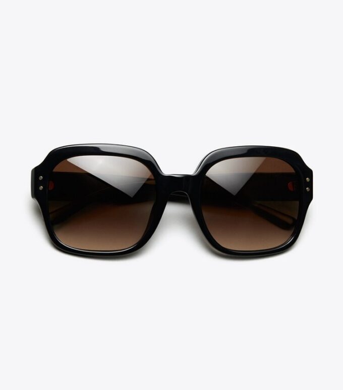 Lunettes de soleil oversize carrées avec logo Lunettes de soleil oversize carrées avec logo