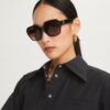 Lunettes de soleil oversize carrées avec logo Lunettes de soleil oversize carrées avec logo