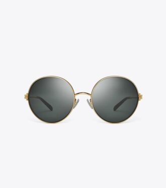 Lunettes de soleil rondes Eleanor en métal