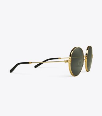 Lunettes de soleil rondes Eleanor en métal