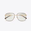 Lunettes de vue carrées Miller en métal