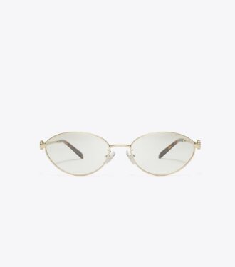 Lunettes de vue ovales Miller en métal