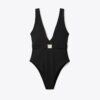 Maillot de bain à ceinture et logo Maillot de bain à ceinture et logo