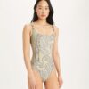 Maillot de bain imprimé Clip Tank Maillot de bain imprimé Clip Tank
