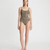 Maillot de bain imprimé Clip Tank Maillot de bain imprimé Clip Tank