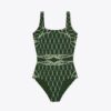 Maillot de bain imprimé sans manches Maillot de bain imprimé sans manches