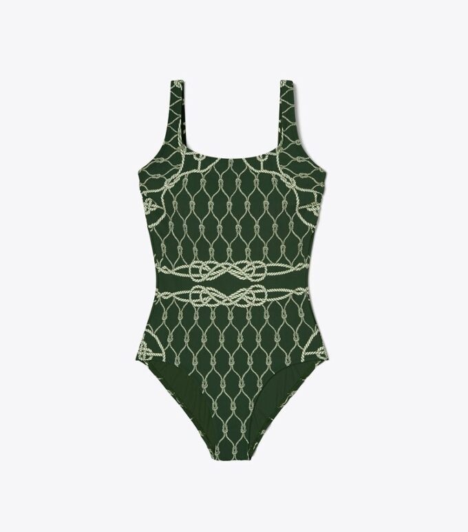 Maillot de bain imprimé sans manches Maillot de bain imprimé sans manches
