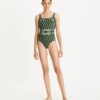 Maillot de bain imprimé sans manches Maillot de bain imprimé sans manches