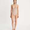 Maillot de bain une pièce imprimé Ring Maillot de bain une pièce imprimé Ring