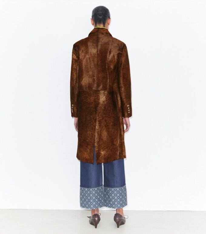 Manteau en cuir de veau Manteau en cuir de veau