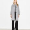 Manteau réversible en laine jacquard T Monogram Manteau réversible en laine jacquard T Monogram