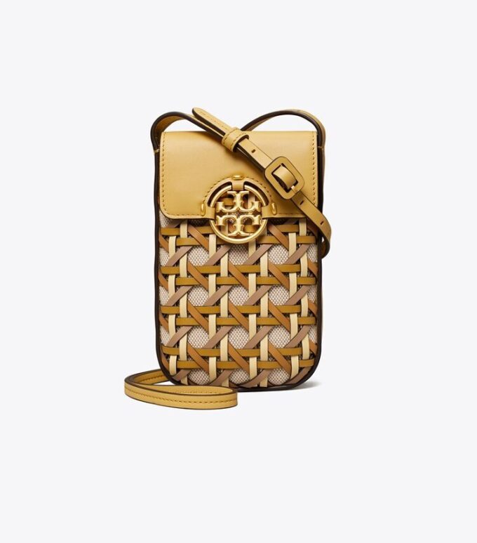 Miller Sac à bandoulière pour téléphone portable à motif tressé Miller Sac à bandoulière pour téléphone portable à motif tressé