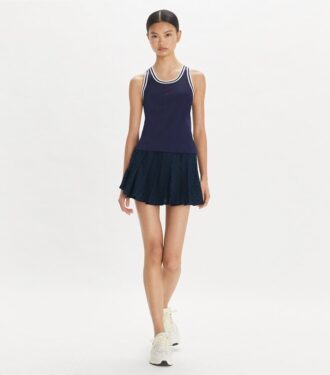 Mini-jupe de tennis en jacquard éponge