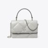 Mini Kira Diamond Quilt Charm Top-Handle Crossbody
