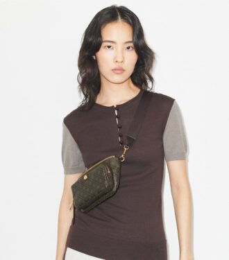 Mini sac banane en toile enduite T Monogram