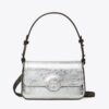 Mini sac à bandoulière en cuir métallisé Mini sac à bandoulière en cuir métallisé