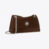 Mini sac à bandoulière en daim Kira Turnlock Mini sac à bandoulière en daim Kira Turnlock