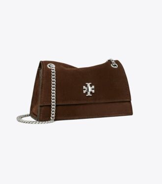 Mini sac à bandoulière en daim Kira Turnlock