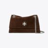 Mini sac à bandoulière en daim Kira Turnlock Mini sac à bandoulière en daim Kira Turnlock