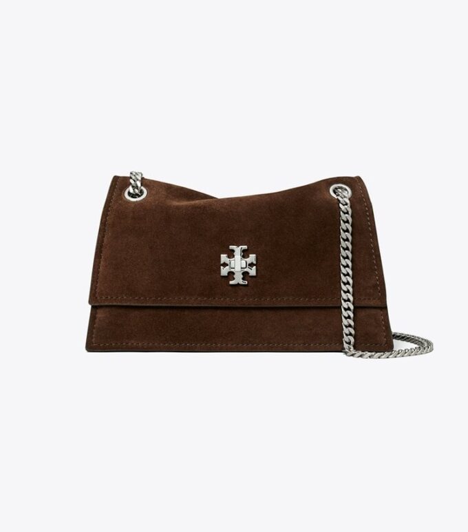 Mini sac à bandoulière en daim Kira Turnlock Mini sac à bandoulière en daim Kira Turnlock