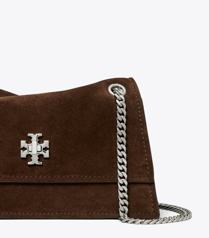 Mini sac à bandoulière en daim Kira Turnlock Mini sac à bandoulière en daim Kira Turnlock