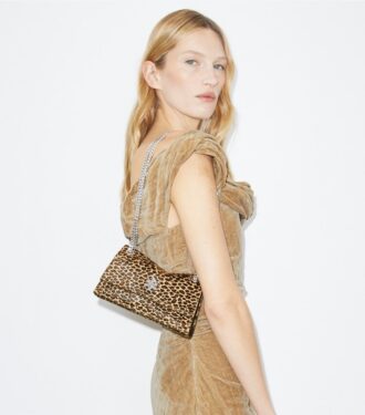 Mini sac à bandoulière Kira Turnlock en cuir de veau