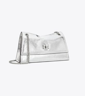 Mini sac à bandoulière Kira Turnlock métallisé