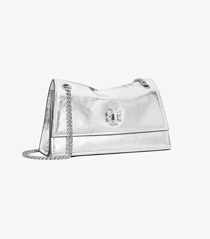 Mini sac à bandoulière Kira Turnlock métallisé