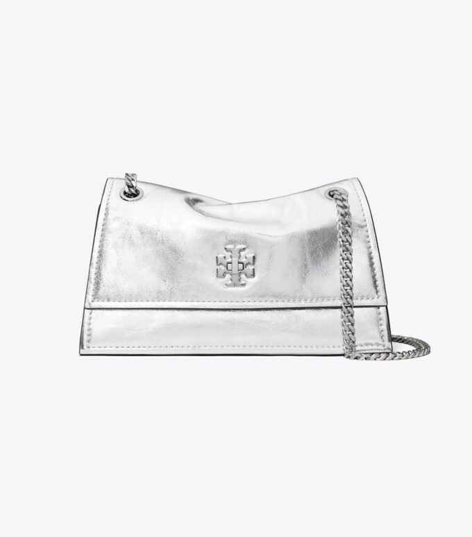 Mini sac à bandoulière Kira Turnlock métallisé