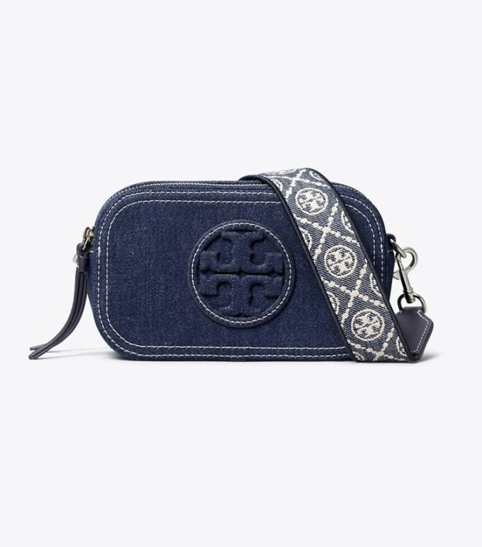 Mini sac à bandoulière Miller en denim Mini sac à bandoulière Miller en denim