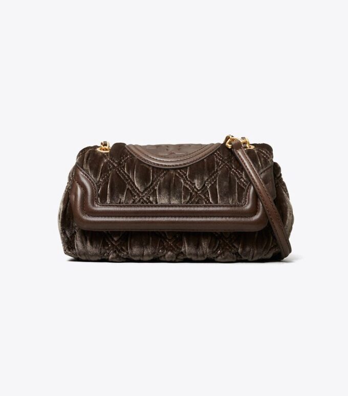 Mini sac Fleming en velours doux Mini sac Fleming en velours doux