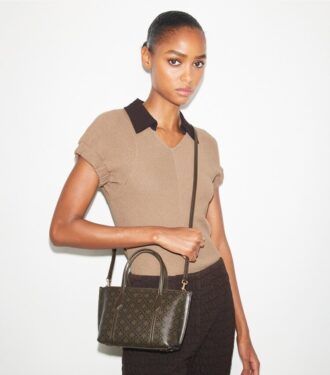 Mini sac fourre-tout Perry en toile enduite