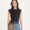 Mini sac fourre-tout T Monogram Raffia Mini sac fourre-tout T Monogram Raffia