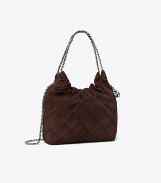 Mini sac hobo Fleming en daim souple