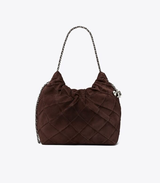 Mini sac hobo Fleming en daim souple Mini sac hobo Fleming en daim souple