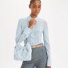 Mini sac hobo Fleming en denim souple Mini sac hobo Fleming en denim souple