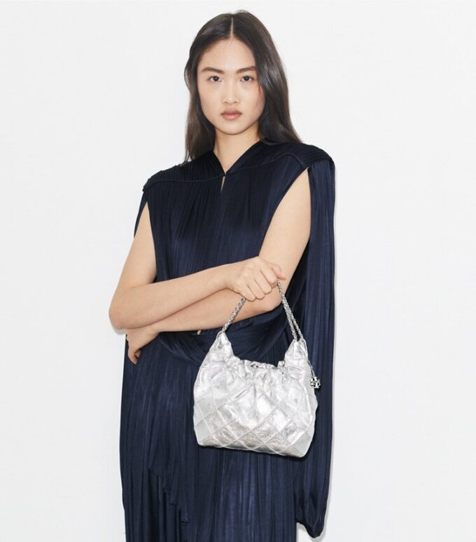 Mini sac hobo Fleming métallisé Mini sac hobo Fleming métallisé