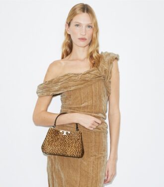 Mini sac à main Eleanor en cuir de veau