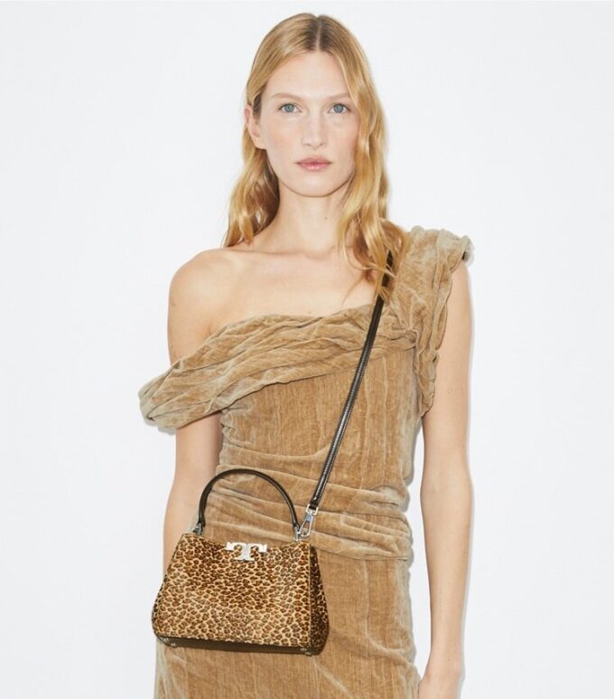 Mini sac à main Eleanor en cuir de veau Mini sac à main Eleanor en cuir de veau