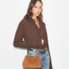 Mini sac à main Eleanor en daim Mini sac à main Eleanor en daim