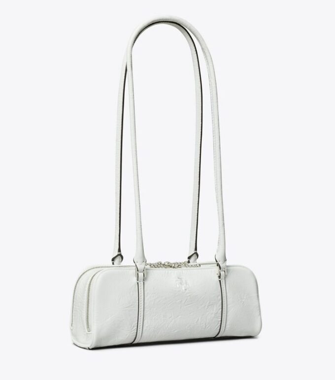 Mini sac à main en cuir froissé Marshmallow Mini sac à main en cuir froissé Marshmallow